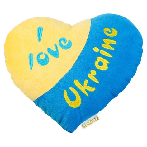 Подушка-сердечко "I love Ukraine"