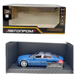 Машинка металлическая "АВТОПРОМ. 1:38 Bentley Flying Spur Hybrid" (СИНЯЯ)