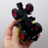 Трактор инерционный с прицепом (Красный)