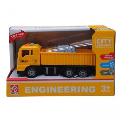 Вантажівка інерційна, озвучена зі світлом в коробці RJ6824-2