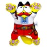 Игрушка мягконабивная «Кот Козак на липучках» 21 см