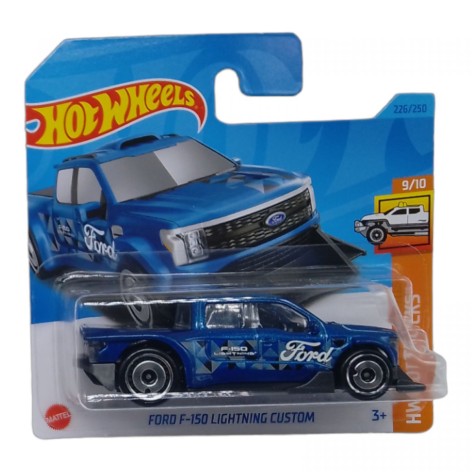 Hot Wheels ford 150 lighting custom blue