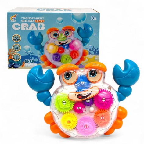 Краб танцующий, на батарейках, в коробке