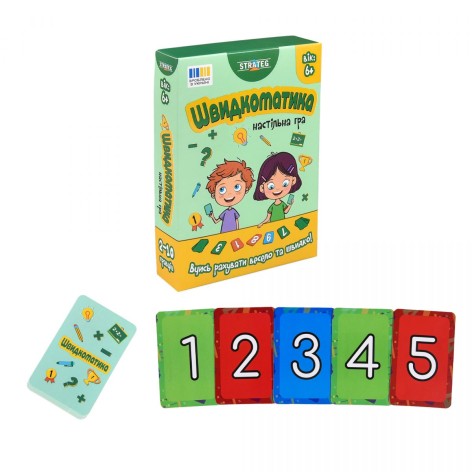 Настольная игра "Быстроматика" укр