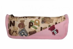 Пенал на змейке Pink, розовый 20х7х4.5 см