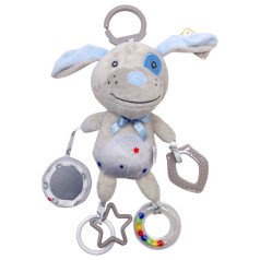 Погремушка МЯГКАЯ (СЕРЫЙ ПЕСИК)