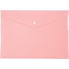 Папка на кнопке, А4, Pastelini, розовая