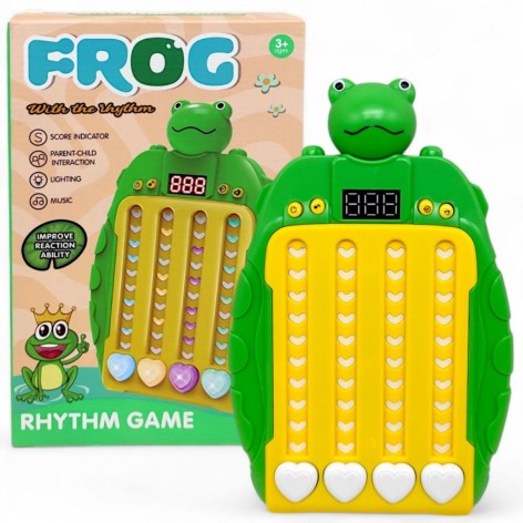 Портативная интерактивная игра "Мастер ритма" (20 см) лягушенок