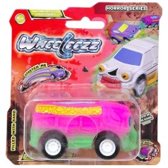 Машинка-тянучка серии Horror, Wheeleezz (Горрор, Вилиз) МАЛИНОВЫЙ
