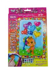 Набор креативного творчества "CRYSTAL ART KIDS: Мишка"
