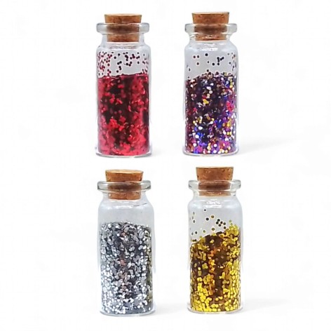 Набір з глітером для декорування TM Lovin, 4 баночки