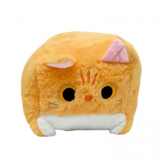 Мягкая игрушка Кот-подушка 15 см (РЫЖИЙ)