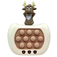Електронна гра "Finger Press Pop-It Console. Крижане серце. Свен" (фігурка героя, 4 режими, англ)