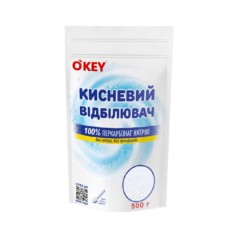 OKEY кислородный отбеливатель 100% 500г дой-пак