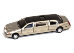 Машина лимузин  KINSMART "Lincoln Town Car Stretch" (серебристый)