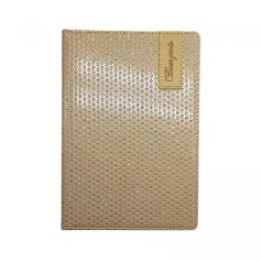 Блокнот Кожзам, А5, 80 листов, клетка (ПУДРОВЫЙ)