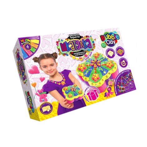 Набір креативного творчості "Шкатулка Bubble Clay" (рус)