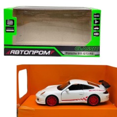 Машинка металева "АВТОПРОМ. Porsche 911 GT3 RS" (БІЛИЙ)