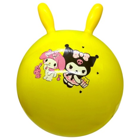 Мяч для фитнеса (фитбол) диаметр 45 см КУРОМИ (ЖЕЛТЫЙ)