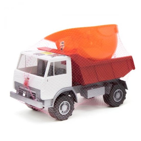 Машинка з каскою, білий