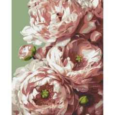 Картина за номерами з фарбами металік "Рожевий блиск" 40x50 см