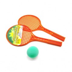 Ракетки для тенниса с мячиком (оранжевые)