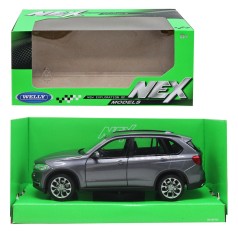 Машина металл BMW X5 1:24 серая