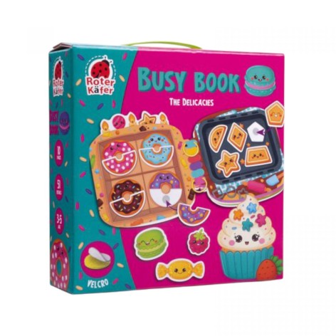 Игра развивающая с липучками. Бизи Бук. Сладости.