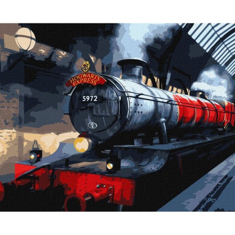 Картина по номерам с красками металлик 