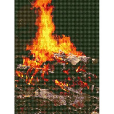Алмазная мозаика "Костер"