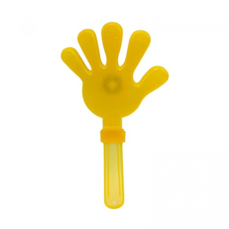ПАЛОЧКА, ЧТО СВЕТИТСЯ ладони-хлопушки 27 СМ (желтая)