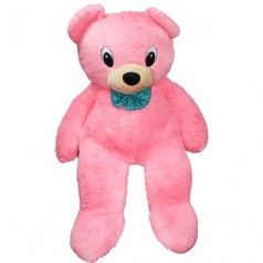 Большой плюшевый медведь "Арни", 160 см, розовый
