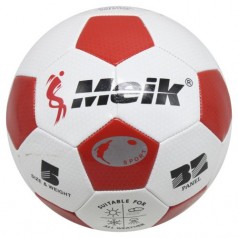 Мяч футбольный №5, красно-белый
