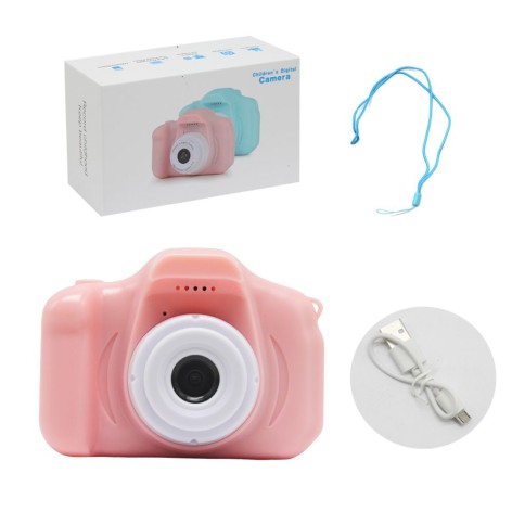 Детский фотоаппарат, розовый