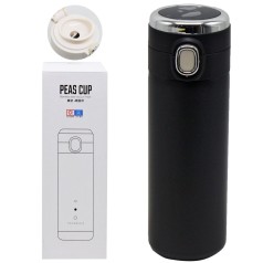 Термос "Smart Cup Led" 400 мл (черный)