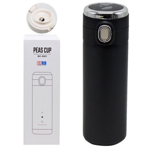 Термос "Smart Cup Led" 400 мл (черный)
