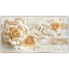 Конверт поздравительный (для денег) 16.5х9х0,5 см