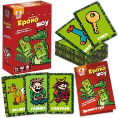 Игра настольная, развлекательная "Крокошоу"