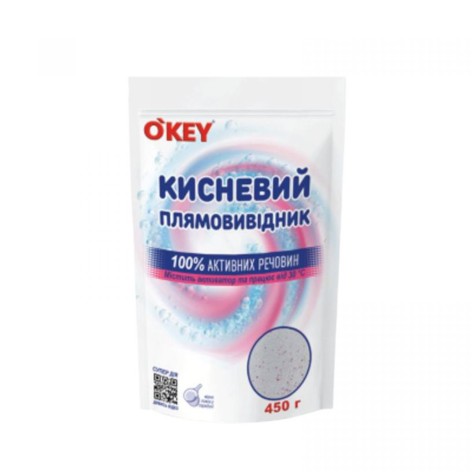OKEY кислородный пятновыводитель 450г дой-пак