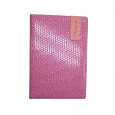 Блокнот Кожзам, А5, 80 листов, клетка (РОЗОВЫЙ)