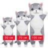 Игрушка-обнимашка "Серый котик", 50 см