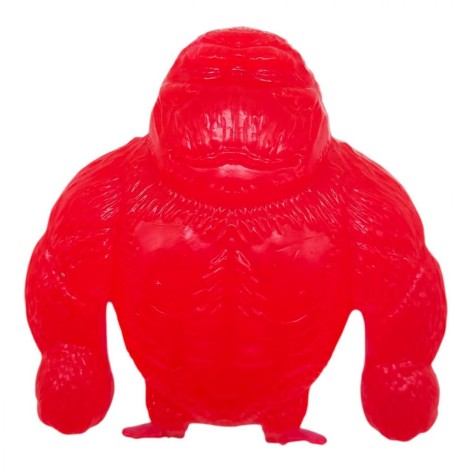 Антистрес жуйка-тягучка "Горила" 8 см (ЧЕРВОНА)