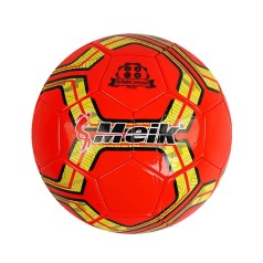 Мяч футбольный "Meik" №5, красный (PVC)