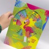 Цветная бумага А4 "Классик" 8 листов (6цв.+ Золото+Серебро) скоба, офсет 55 г/м2