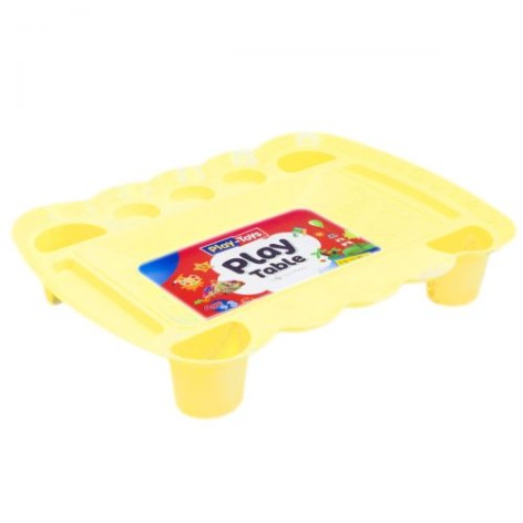 Игровой столик для песка и пластилина (желтый)