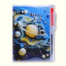 Блокнот на кнопці "Космос 3D" 7,5 * 10см,60л., Лінія + ручка (40458)