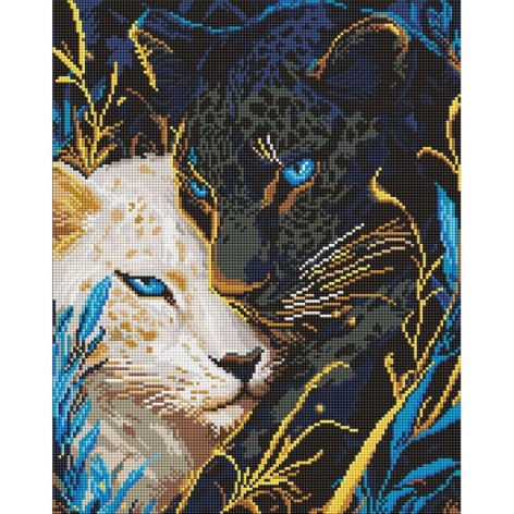 Алмазная мозаика "Инь Янь" 40х50 см