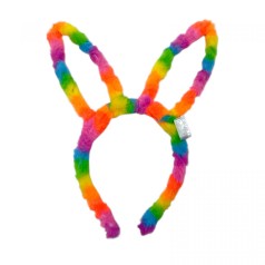 Детский сияющий обруч меховые ушки