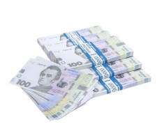 Сувенир "100 гривен" (80 шт купюр в наборе)