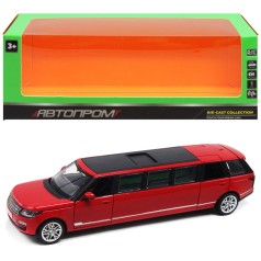 Машина металл Range rover красная